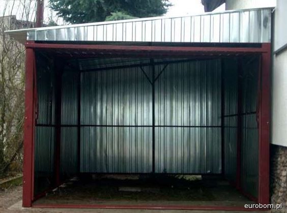 Garaż spad w bok 3,5 x 5,5 cennik - producent - montaż GRATIS